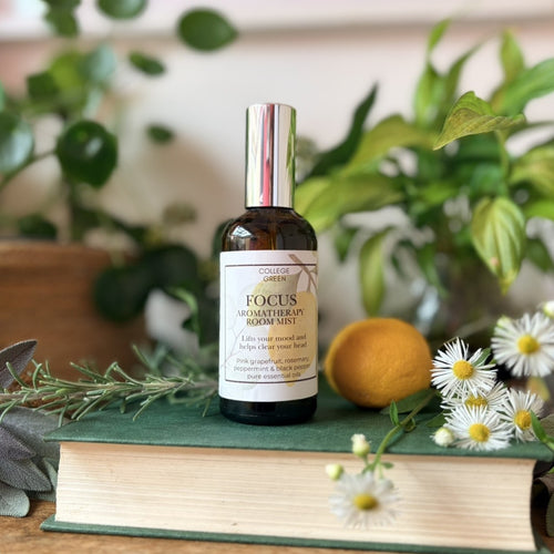 Focus room spray with pure essential oils